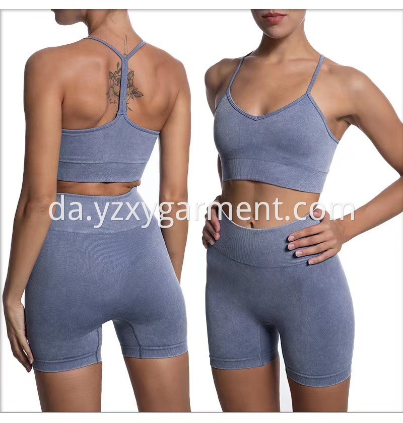 Sand Washed Seamless Body Yoga Wear